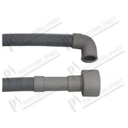 Tubo desagüe PPE Ø 22 mm 90° + Ø 40 mm 180° L 1500 mm