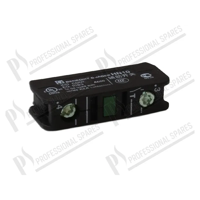 Green auxiliary contact 1NO HN10 T 10A 690V