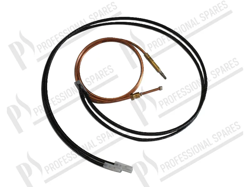 Termocoppia interrotta M9x1 L 700/780 mm con cavetti L 600 mm