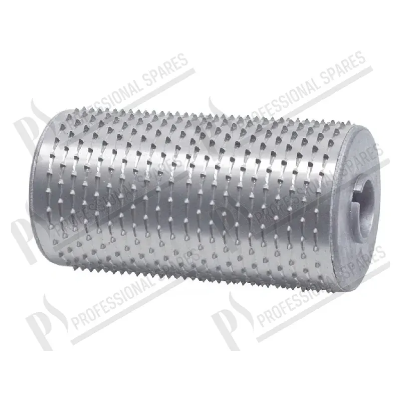 Grating roller with flanges