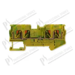 Morsetto di terra giallo/verde 4 mmq