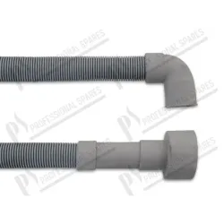 Tubo di scarico PPE Ø 22 mm 90° + Ø 40 mm 180° L 2000 mm