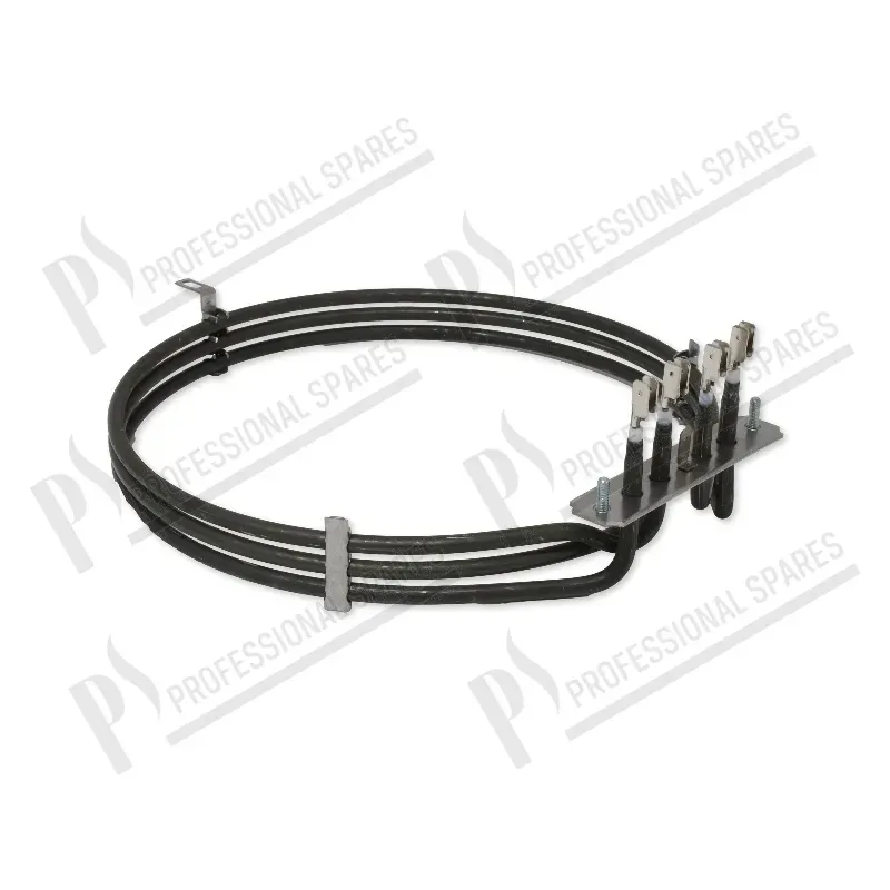 Fan heating element