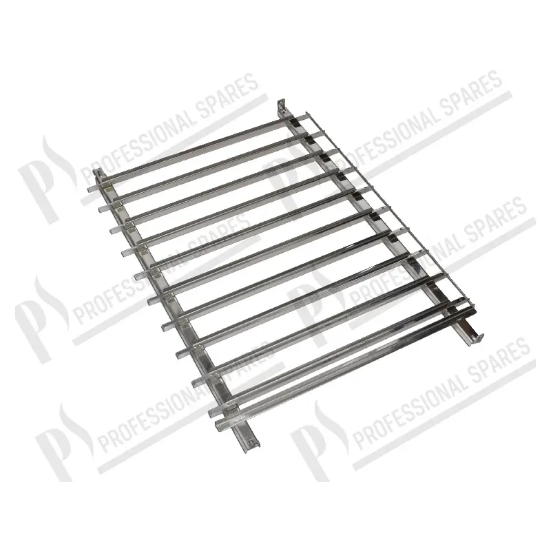 Hinging rack mounting left