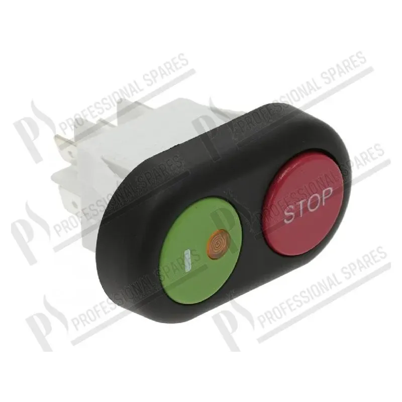 Double push button O-I