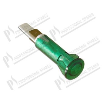Signallampe grün Ø 10 mm 240V - selbstsichernd