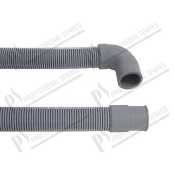 Drain pipe PPE Ø 19 mm 180°+ Ø 22 mm 90° L 2000 mm