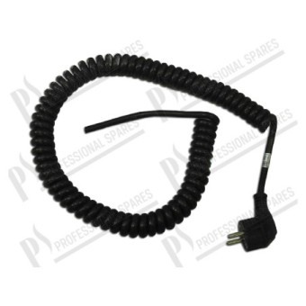 Spiralized power supply cable  L 750÷3500 mm with Schuko 90°