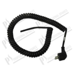 Spiralized power supply cable  L 850÷2500 mm with Schuko 90°