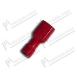 Cosse pré-isolée rouge F6,3x0,8 mm (100 pcs)