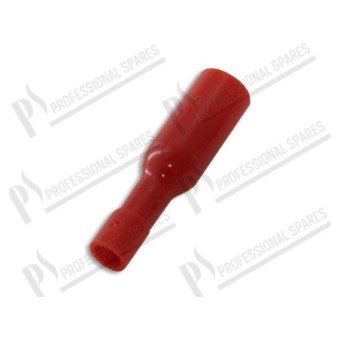 Faston preisolato rosso Ø 4 mm (100 pz)