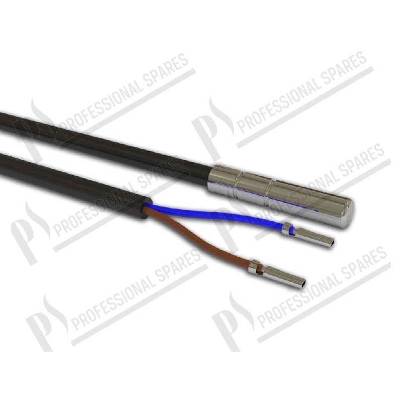 Probe PTC L 1500 mm, black PVC, bulb Ø 6x30 mm, IP68